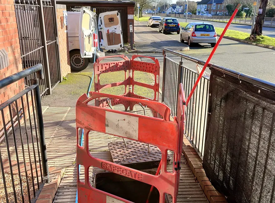 drainage work with surrounds
