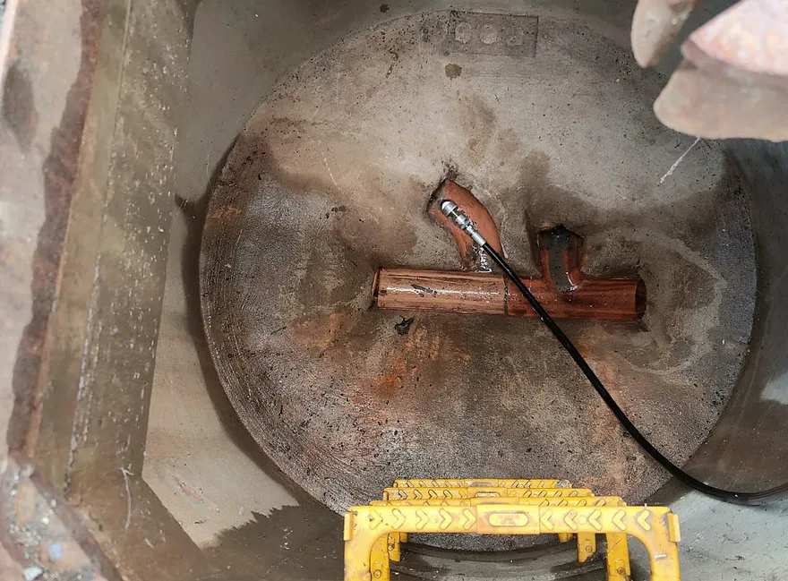 drainage work being done